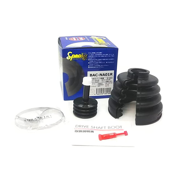 SPEASY DRIVE SHAFT BOOTS BAC-NA01R Height 3.8 Inches (96 mm), Large Diameter 2.9 Inches (74.5 mm), Small Diameter 1.1 Inches (28.2 mm)