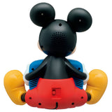 Seiko Clock FD485A Alarm Clock, Table Clock, Digital, Talking Alarm, 9.0 x 9.1 x 5.1 inches (229 x 232 x 130 mm), Disney Mickey Mouse, Blue