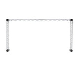 Iris Ohyama Metal Rack U-shaped Bar Pole Diameter 25mm Width 91 x Depth 46cm Load Capacity 10kg MR-91BK Sidebar Silver