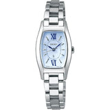 [Seiko Watch] Lucia Tonneau Solar Watch SSVR131 Women's Silver