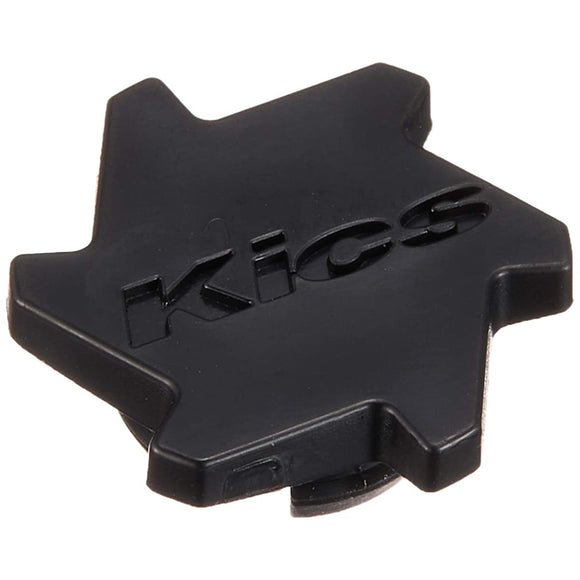 KYO-EI KICS Monolith Inner Cap, Resin, M12, Black, 20p, CMF1K