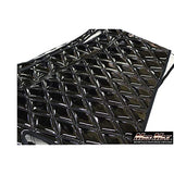 UD Perfect Quon DMS-UD01-2-B122 Steering Wheel Cover + Dash Mat Set Double Stitched Glossy Enamel Black/Black Luster