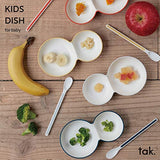 tak Kids Dinnerware Set Orange W17 x D10 x H2.5 cm (External Size) Tak Kids Dish for Baby JTN-0160-OR