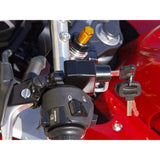 Baby Face 009-LC132SV Helmet Lock, Mirror Holder Type, M10, Mounting Pitch, 1.3 Inches (32 mm), StreetTripe