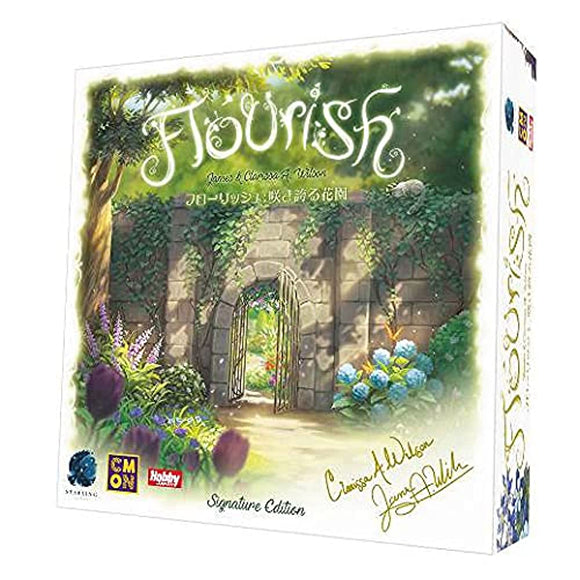 Hobby Japan Florish: Blooming Flower Garden Japanese Edition (1-7 People, 20 Minutes, For 8 Years and Up) Board Game
