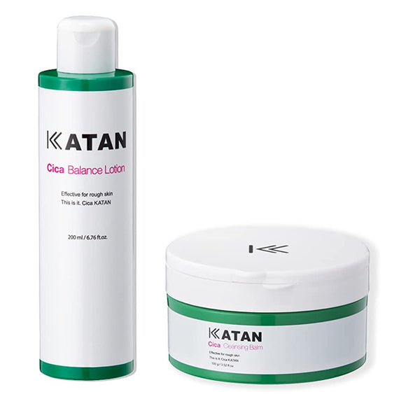 KATAN Deer Cleansing Balm & Balance Lotion, Set Sale, Catan, Deer Care, Cica Cleansing, Makeup Remover, No W Face Washing Required, Lotion, Moisturizing Care, Pore Care, Dry Skin, Sensitive Skin