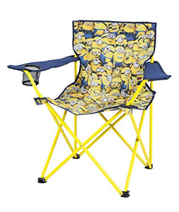 Captain Stag Minions Outdoor Chair Lounge Chair with Drink Holder Back Pocket Minion3D UY-8032