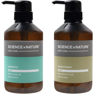 Science by Nature Aging Care Shampoo/Conditioner using natural water from the foot of Mt. Yotei (Shampoo/Conditioner 500ml/500g)