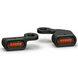 Harley SportAil Softail Dyna Piece LED RIROKE-SYON MAIKUROMINIUINKA-BODY Amber Lens XL883 XL1200