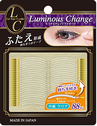 Luminous Change Double Eye Tape Single Sided Regular Size Clear Color 88 Pieces