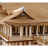 Woody Joe 1/150 Scale Wooden Kiyomizudera Main Temple And Stage Model Assembly Kit