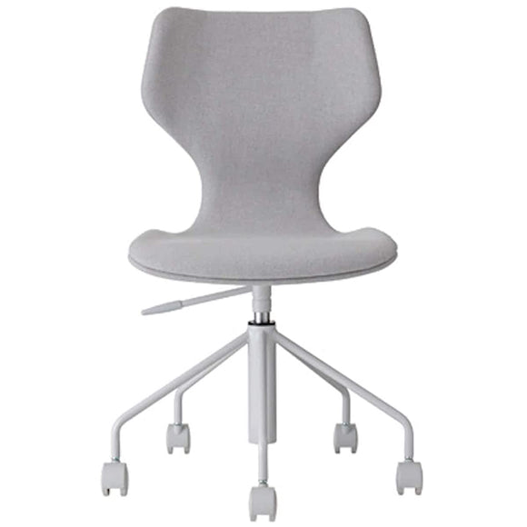 Muji 47124293 Molded Plywood Working Chair (Gray) R Width 20.9 x Depth 20.9 x Height 32.7 - 36.6 inches (53 x 53 x 83 - 93 cm)