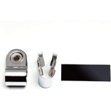 Shinsei Bussan Road View Miller (square plane) round bar type [Plating/gray 180 × 140] FB-18C-G