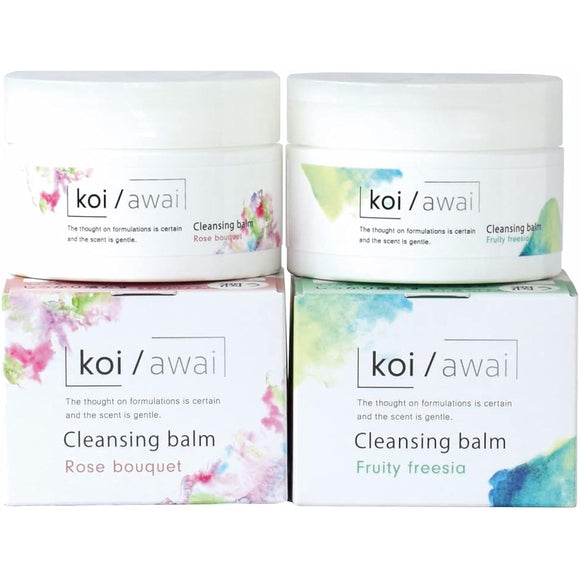 koi/awai Cleansing Balm Fruity Freesia Rose Bouquet 90g Set of 2 All-in-one Balm