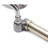 MOTOR ROCK MR-HC069H JCMA Mirror Bar End, φ3.1 inches (80 mm), Hairline, 1. Brass