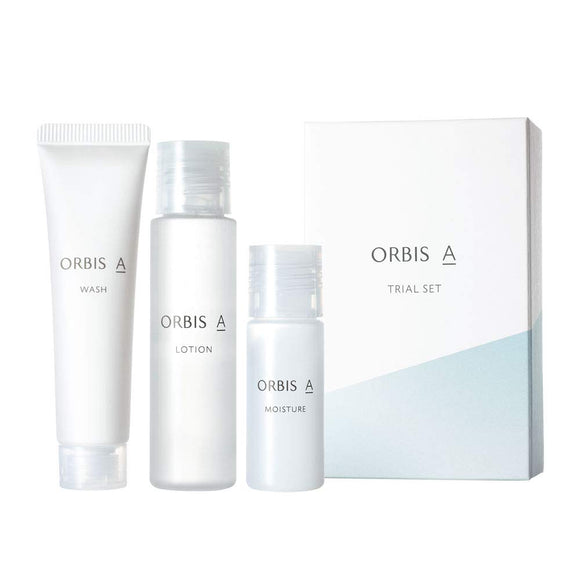 ORBIS Orbis Aqua Trial Set (face wash, lotion, moisturizing liquid for 1 week each) M (moisturizing type) 3 pieces assorted