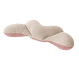 p!nto Float Posture Specialists Support Head Bone Directly for Skin-Bone Purpose, 6-in-1 Head Support Pillow (Smoke Beige x Moss Pink)