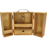 Gendai Hyakka Camper Spice Cabinet, Brown, Size: W 7.5 x D 5.9 x H 9.1 inches (190 x 150 x 230 mm) (Closed) A493