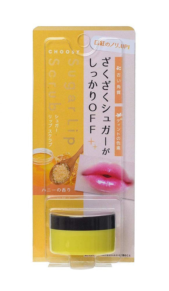CHOOSY Sugar Lip Scrub (Lip Massage) 10g Honey Fragrance SLS02