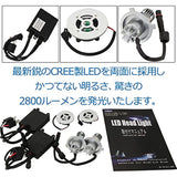 LIFE_MART LED Headlight High brightness H4 LED light 12V/24V combined CREE