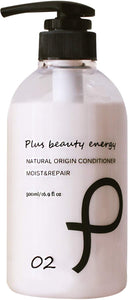 PLuS Natural Origin Moist & Repair Conditioner (500ml / Botanical) Amino Acid Beauty Ingredients (Made in Japan)