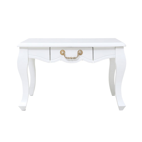JK Plan SGT-0123-WH Princess-style Furniture Cats Princess Mini Table, Width 23.6 inches (60 cm), Height 15.0 inches (38 cm), Cat Legs, Finished Product (Leg Assembly Only)