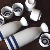 Scenery Dot Com Kiki-Sake Snake Eye Tokuri 1 Gou 2 Cups + Gui Cup Set of 6