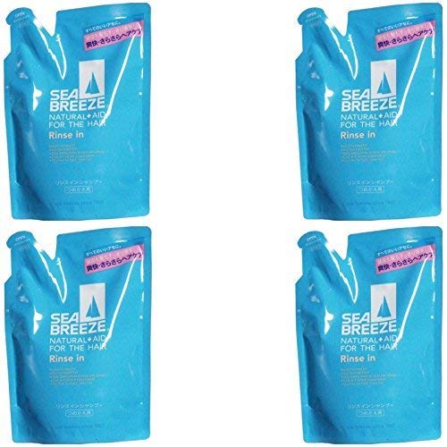 Sea Breeze Rinse In Shampoo Refill 400ml x 4 pieces