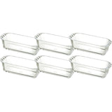 HARIO BUONO Kitchen HPND-85-BK Heat Resistant Glass, Pound Shape, 28.5 fl oz (850 ml), Set of 6