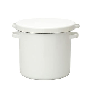 Noda Horo Round Food Storage Container, White Series