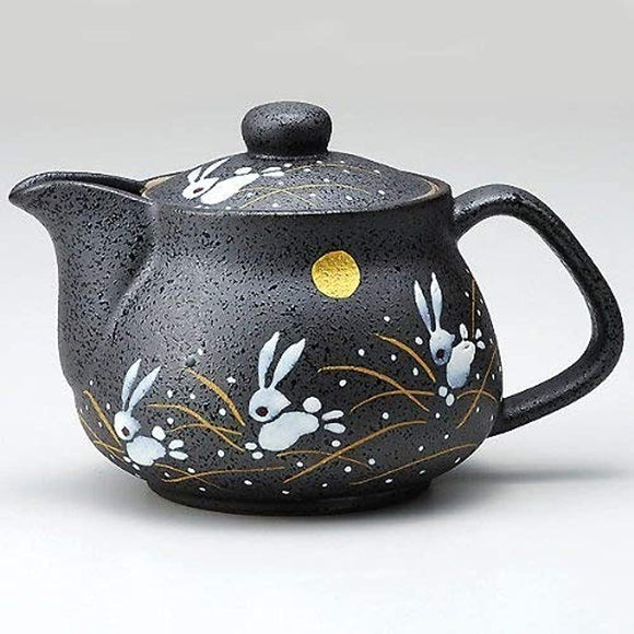 Kutani Ware AK3-0584 Ceramic Teapot Pot with Tea Strainer