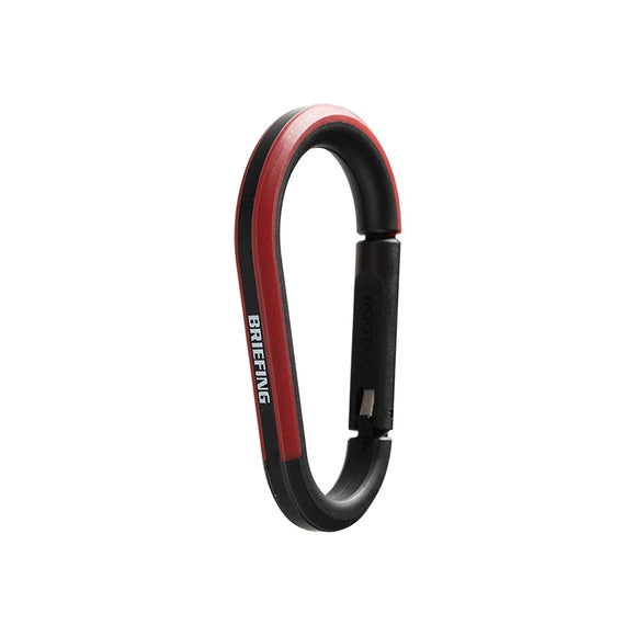 Br × root co. Triad carabiner (Black x Red)