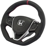 KENSTYLE original steering HB01 Honda S660 (JW5) All Black Leather (Black Stitch)