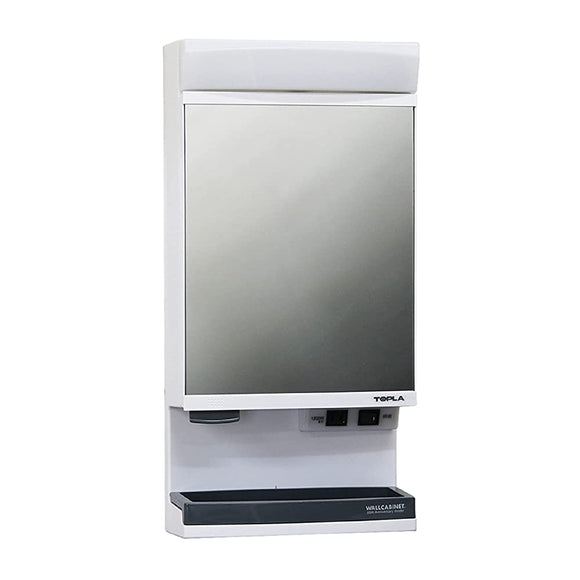 RP Topra TW-T55L Bathroom Vanity with LED Light, Mirror Cabinet, 12.7 x 26.2 inches (32.2 x 66.5 cm)