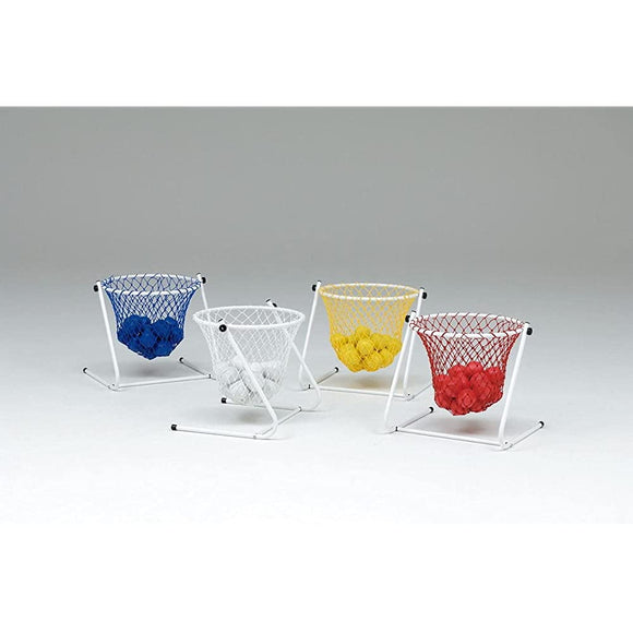 TOEI LIGHT B6214 B6214 Floor Basket, MG2, Red and White, 1 Set Width 21.3 x Depth 18.7 x Height 17.7 inches (54 x 48 x 45 cm), Low Floor Type Ball Base