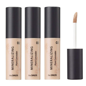 Concealer The Saem Japan Official (the SAEM) The Saem Mineralizing Pore Concealer 4ml x 3 pieces (02 Rich Beige)