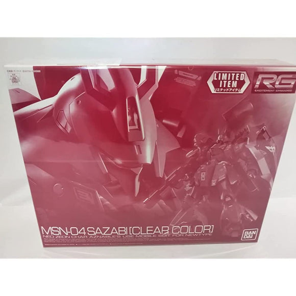 RG 1/144 Sazabi [Clear Color] Plastic Model 