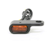 Ultra mini micro mini LED TURN Signal, eh Black Body, Orange Lens, Car Inspection Compatible, Set of 2, Orange/Amber Light 2