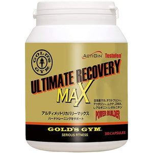 GOLD'S GYM Ultimate Recovery MAX 300 Tablets Maca & Testofen + α Recovery Akjisin Supplement Maca Muscle Training