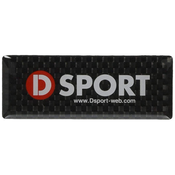 D-Sport 08241-CB Carbon EMBLEM, Medium Size