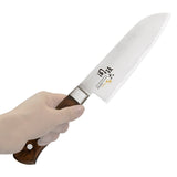 Kai Corporation KAI Sekimagoroku Small Santoku Knife, 5.7 inches (145 mm), Aoto, Made in Japan