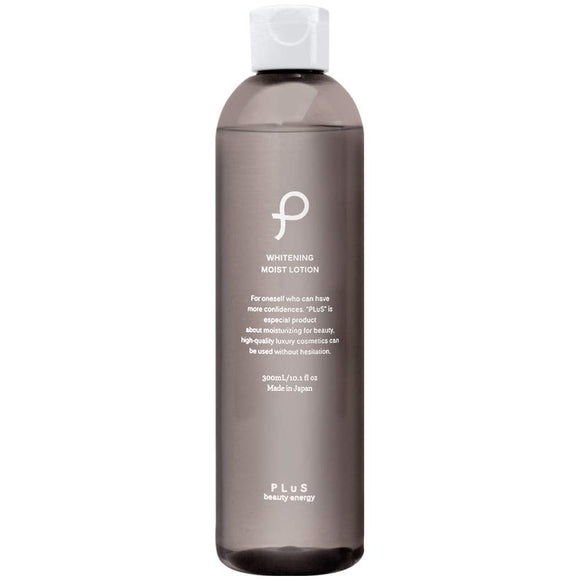 PLuS Whitening Moist Lotion Pore Care Lotion (300ml / /Medicated Moisturizing Lotion) Whitening Spots Dullness Vitamin C Derivatives 2 Medicinal Active Ingredients 25 Naturally Derived Ingredients (Made in Japan)