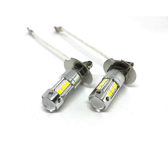 1224V 450LM H3 LED FOG Lamp, Lemon Yellow, Yellow, Left and Right Set of 2, Genuine Replacement, Short Design