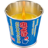 Captain Stag UM-1549 Insect Repellent Bucket Candle, Product Size (Approx.): Outer Diameter 4.3 x Height 3.9 inches (110 x 100 mm)