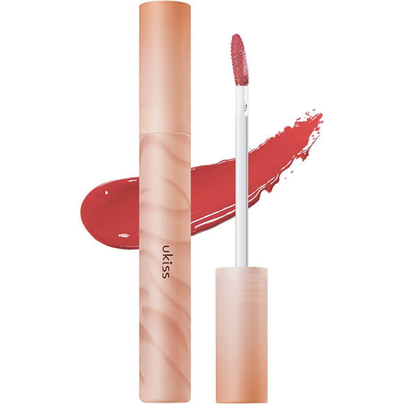ukiss Lip Gloss Lip Tint High Color Matte Satin Hard to Fade [Toraneko Series] (W03# White Peach Brown)