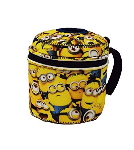 Captain Stag UY-8051 Minions Toilet Paper Case, Holder, Cover, Roll Paper Case, Belt and Carabiner Included
