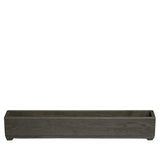 Welcome Wood LP90-UB Line Planter, Amber Brown, 35.4 x 5.9 x 4.9 inches (90 x 15 x 12.5 cm), Wood