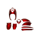 Bike Parts Center 4st Vino SA26J SA37J 3116 Genuine Type Exterior Set, 8-Piece Set, Wine Red, COWL