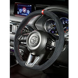 DAMD Mazda car exclusive steering wheel SS360-M (L) Ultra Eede x Red Stitch [SS360ML2]
