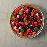 HARIO BUONO Kitchen HPL-80-BK Heat-Resistant Glass Plate, Made in Japan, 27.1 fl oz (800 ml), Set of 4, Clear